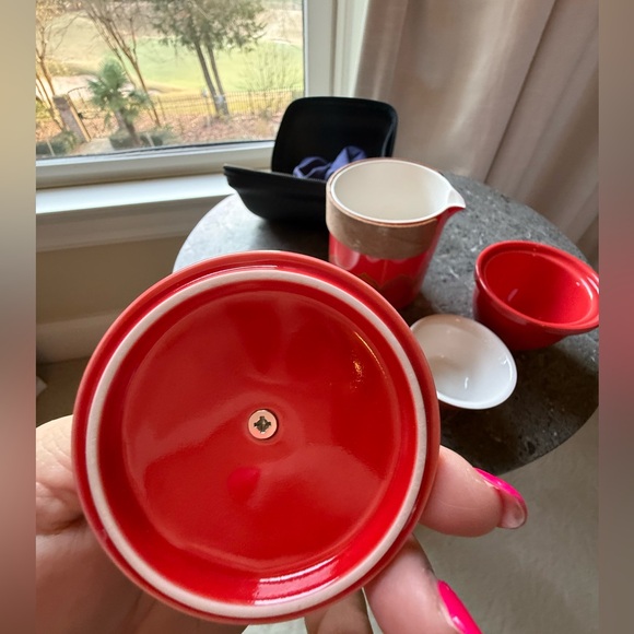 NEW- Retro Style Handmade Portable Tea Set With Protective Case - Picture 12 of 16